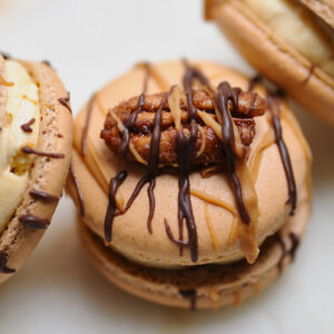 Pecan and Caramel Macaron