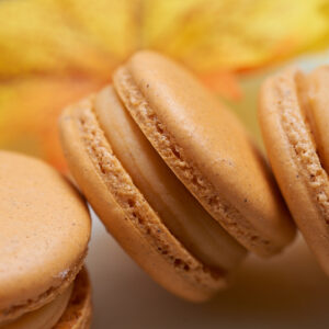 Pumpkin Macarons (Seasonal: Oct-Dec)