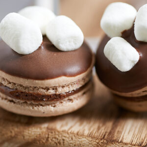 Cocoa & Marshmallow Macarons