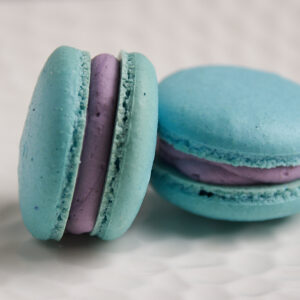 Blueberry Macarons