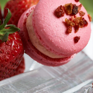 Strawberry Macarons