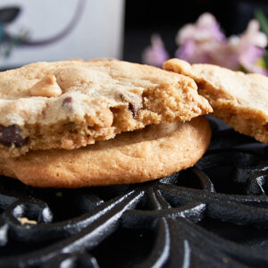 Peanut Butter Cookies with Chocolate Chips
