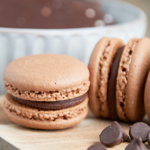 Chocolate Ganache Filled Macarons